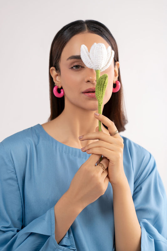 2 Pc Dyed Arabic Lawn Suit