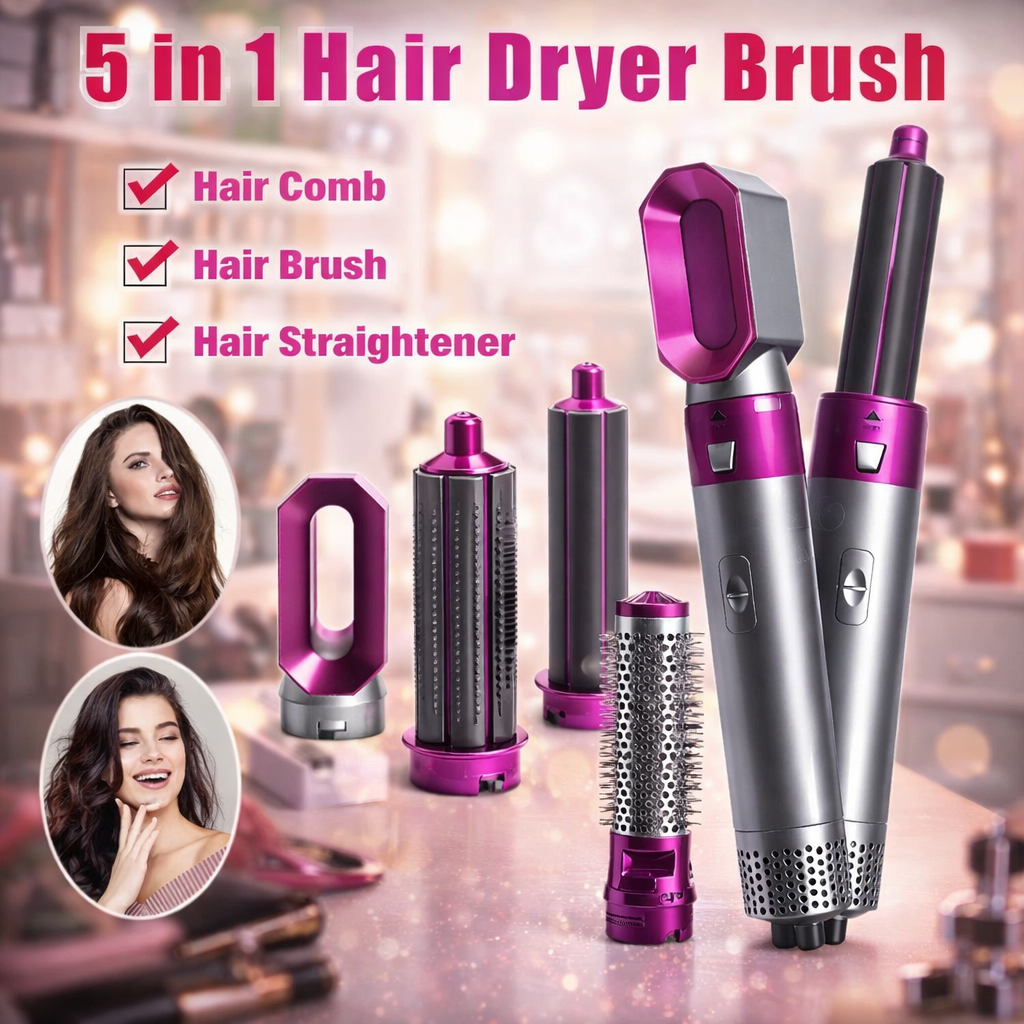 5 in 1 Hot Hair Dryer